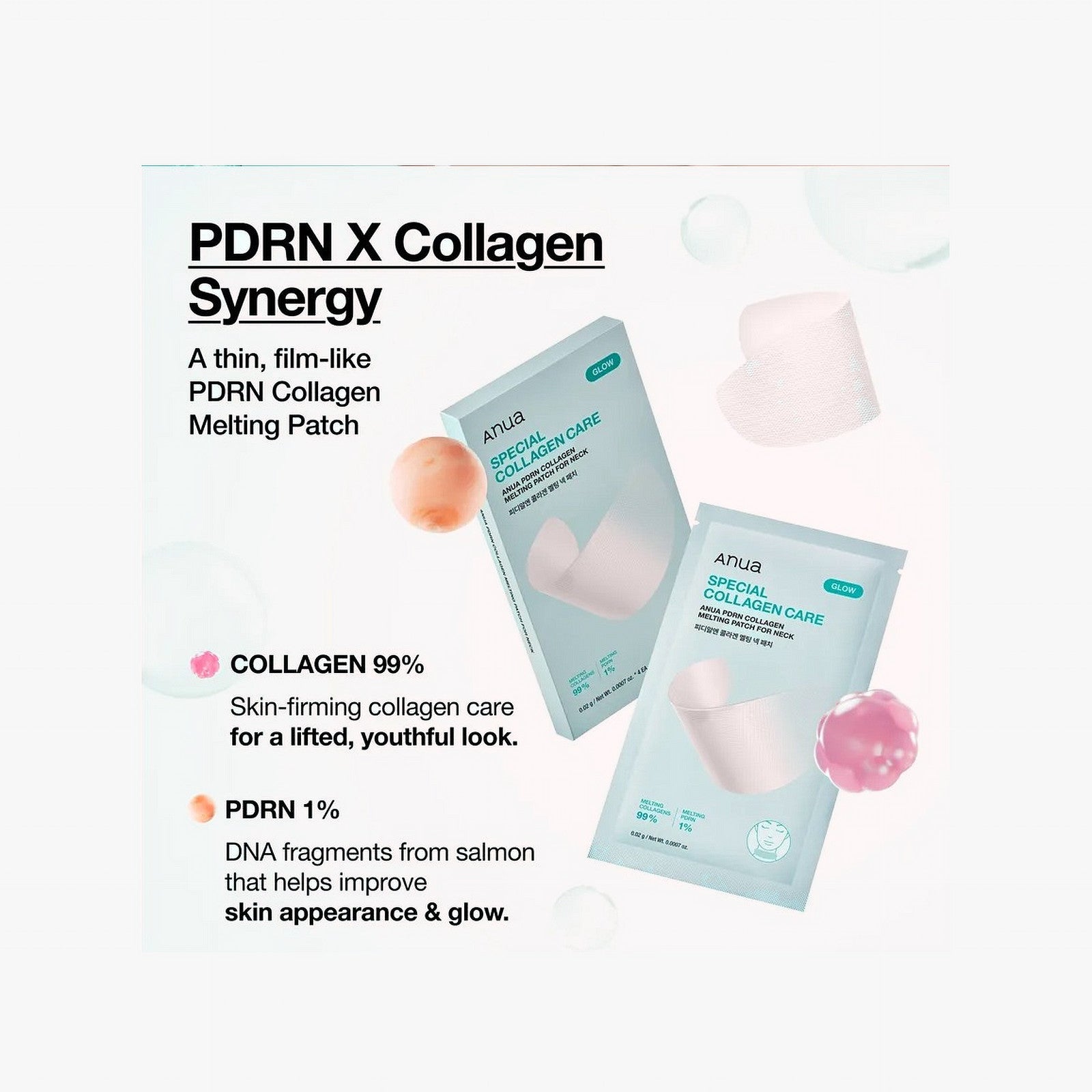 Anua PDRN Collagen Melting Patch for Neck (4ea)