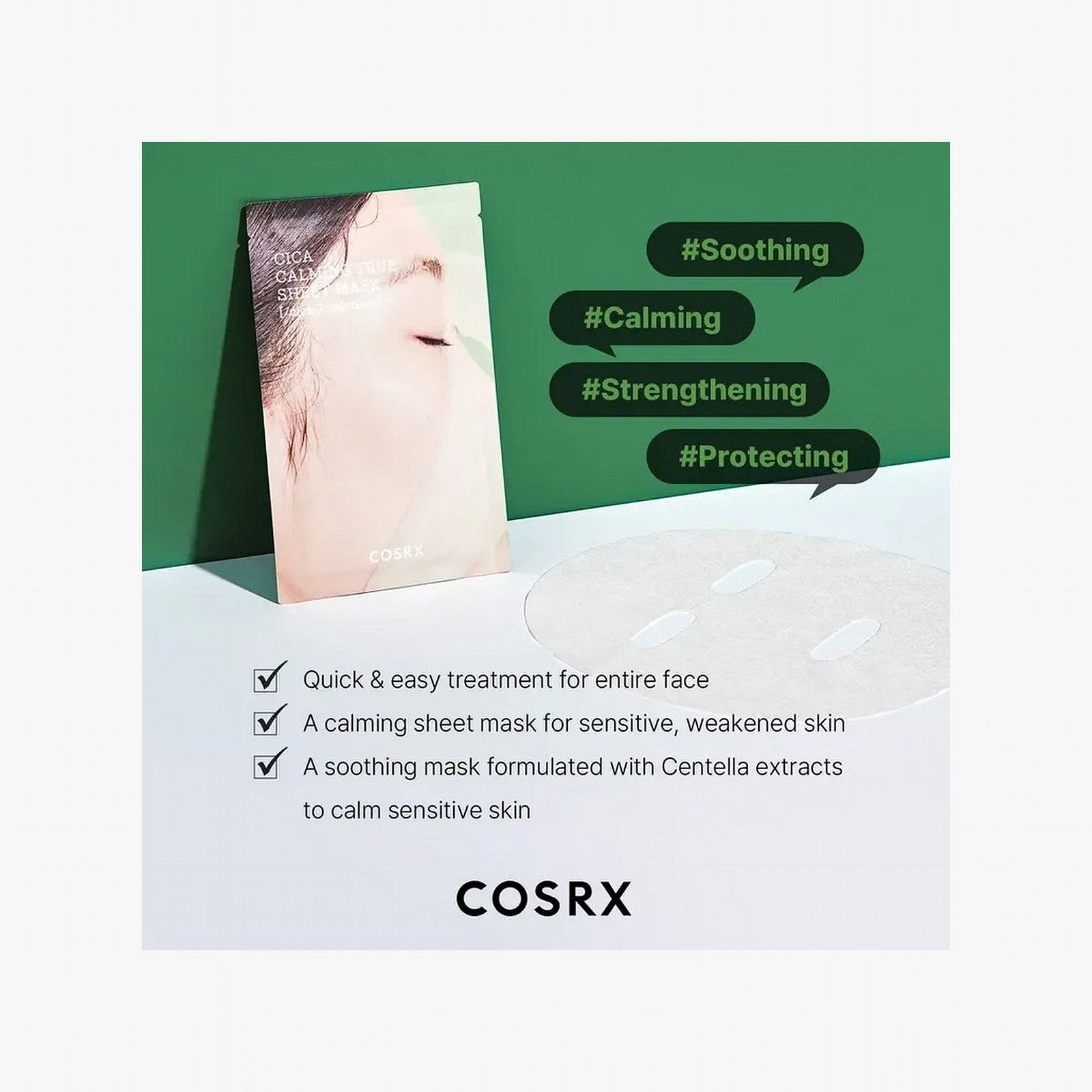 COSRX Pure Fit Cica Calming True Sheet Mask