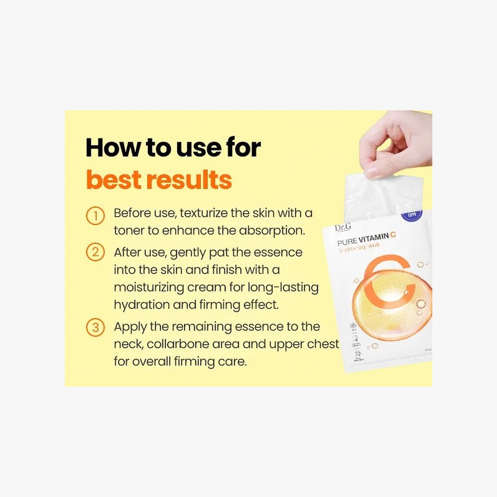 Dr.G Pure Vitamin C Brightening Mask (23g)
