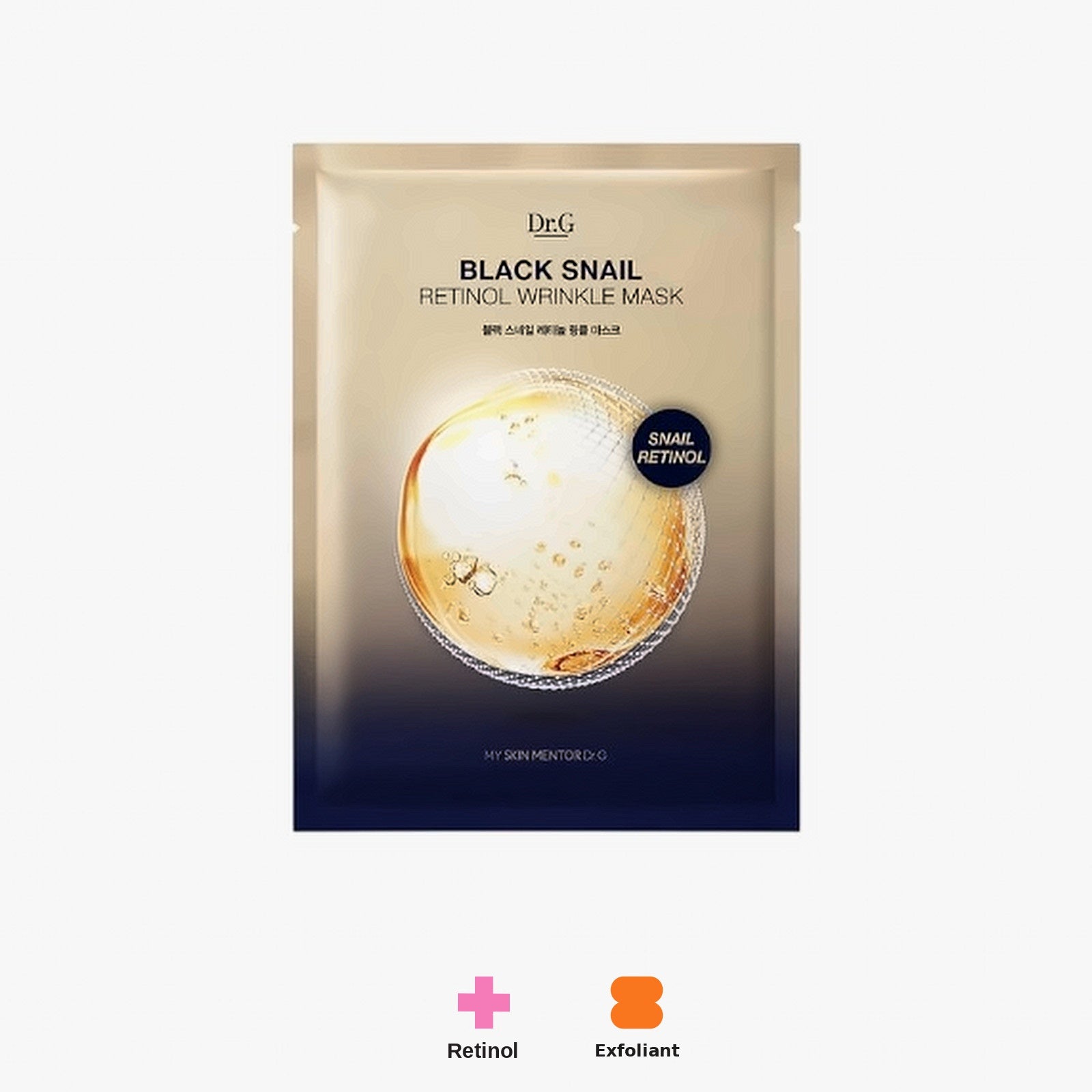 Dr.G Black Snail Retinol Wrinkle Mask (28g)