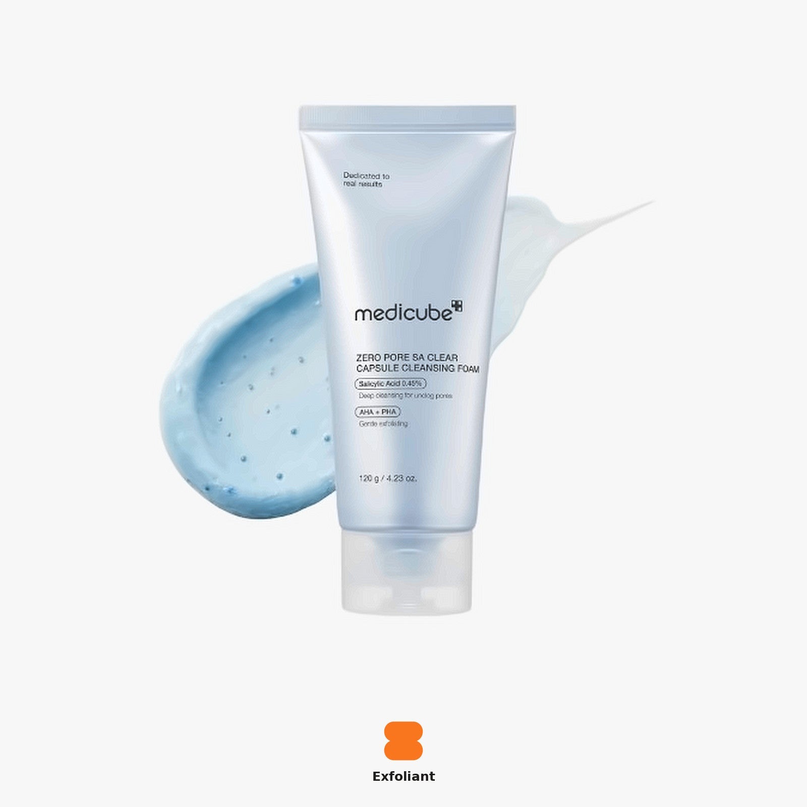 Medicube Zero Pore SA Clear Capsule Cleansing Foam 120g
