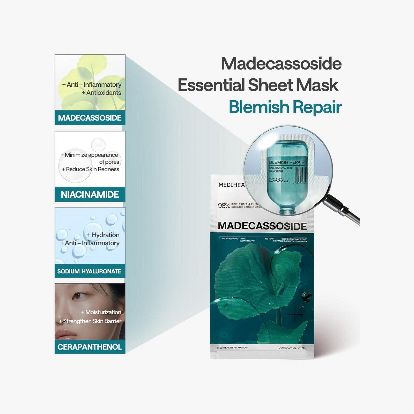 Mediheal Madecassoside Essential Mask - Blemish Repair