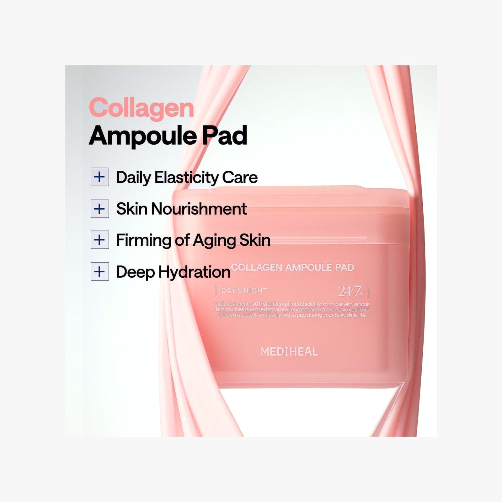 Mediheal Collagen Ampoule Toner Pad + Refill (100+100 Pads)
