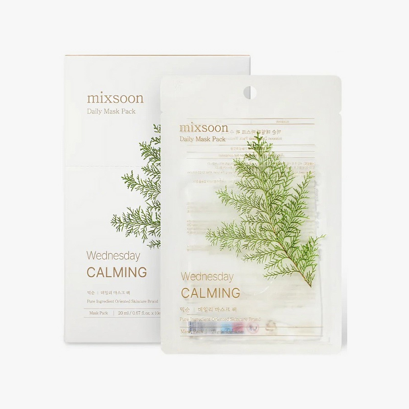 mixsoon Daily Mask - Wednesday - Calming