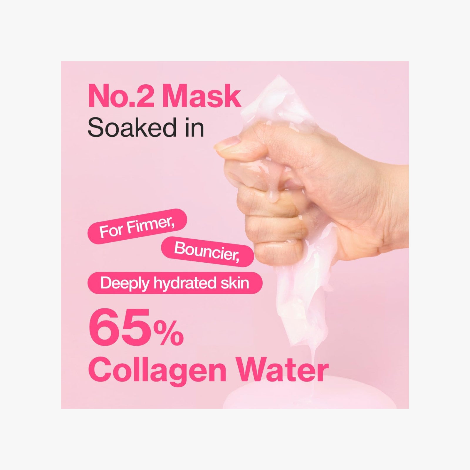 numbuzin No. 2 Rose PDRN Collagen Plumping Sheet Mask