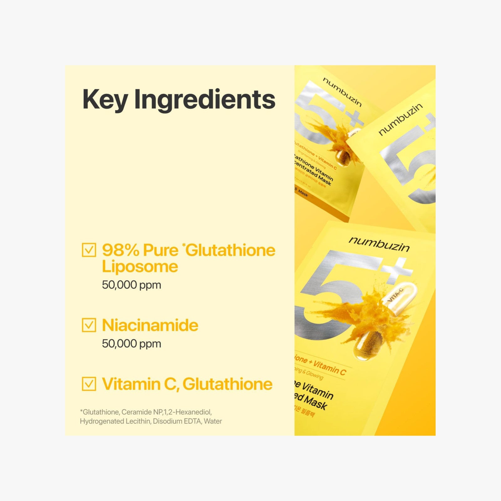 numbuzin No. 5 Vitamin Spotlight Sheet Mask