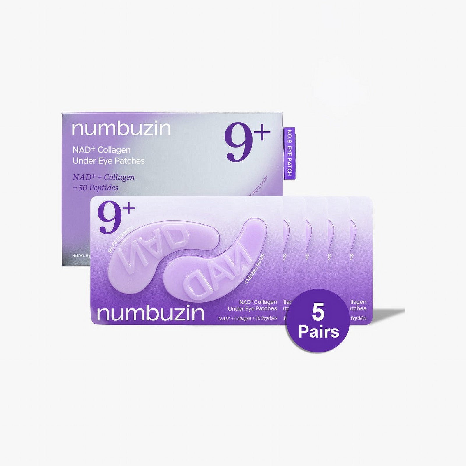 numbuzin No.9 NAD+ Collagen Under Eye Patches (5 Pairs)