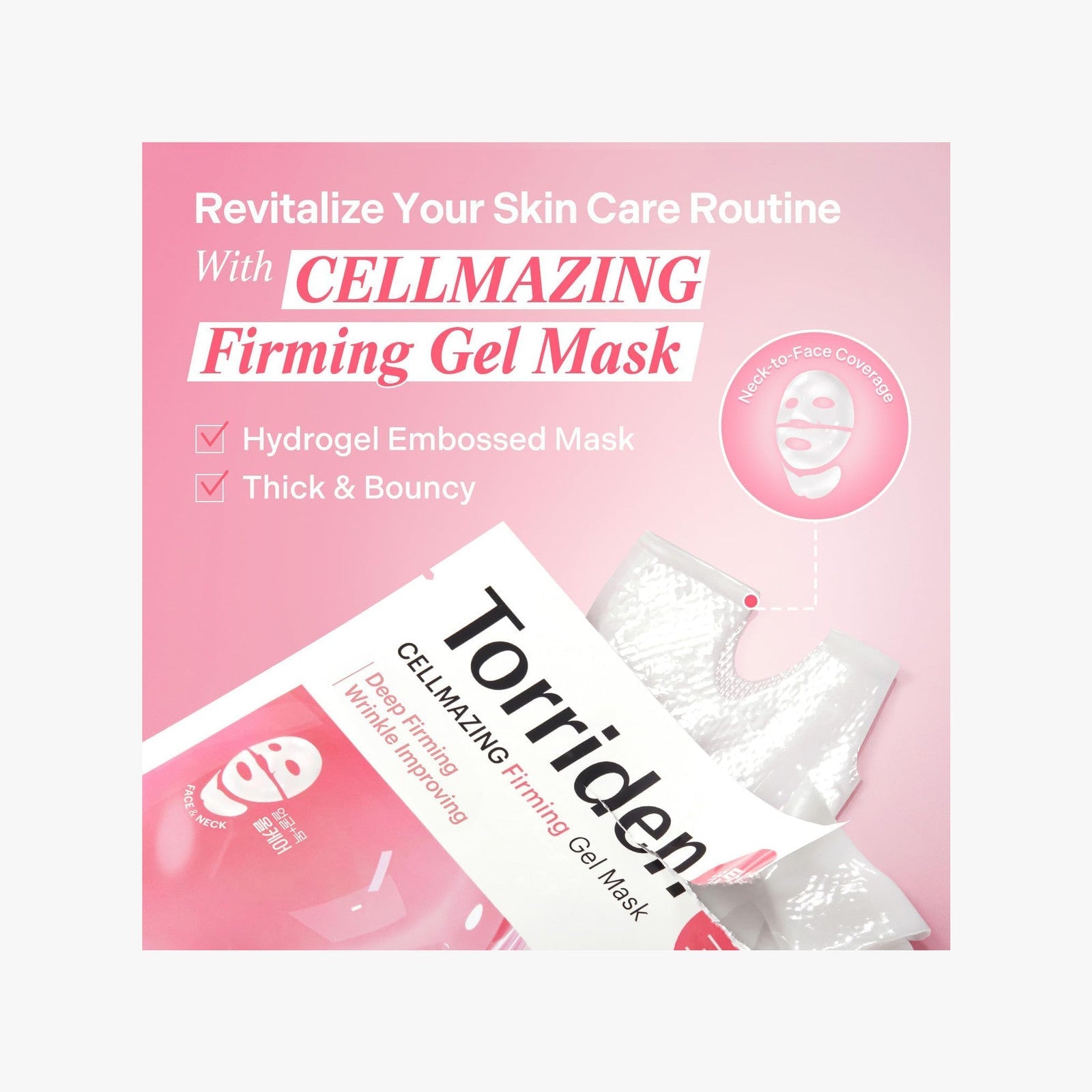 Torriden CELLMAZING Firming Gel Mask (Face & Neck)