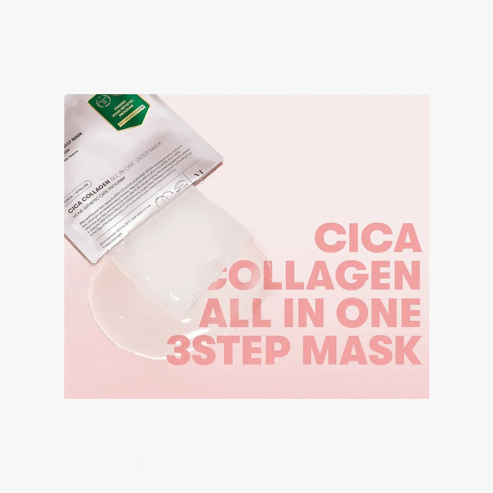 VT Cosmetics CICA COLLAGEN All in One 3-Step Mask