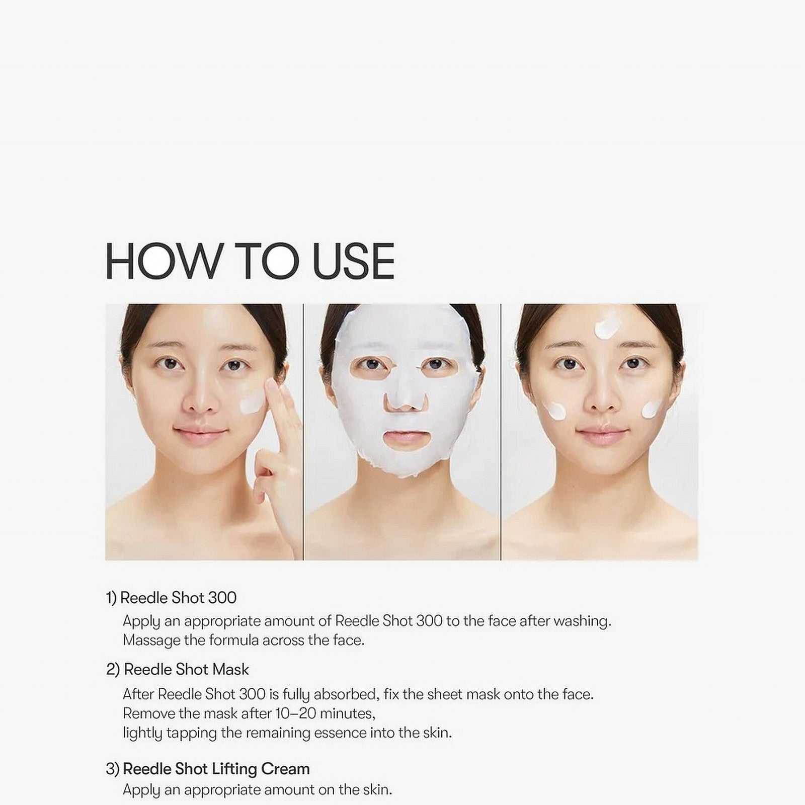 VT Cosmetics Reedle Shot™ 300 All in One 3-Step Mask