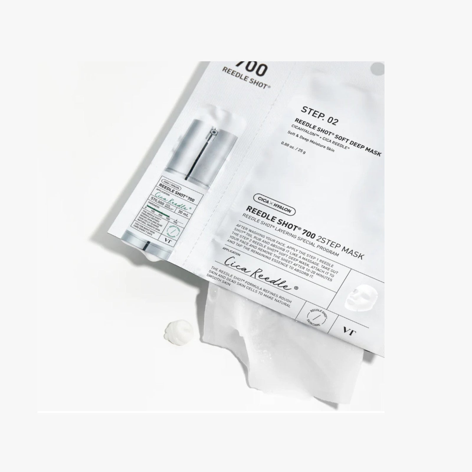 VT Cosmetics Reedle Shot 700 2-Step Mask