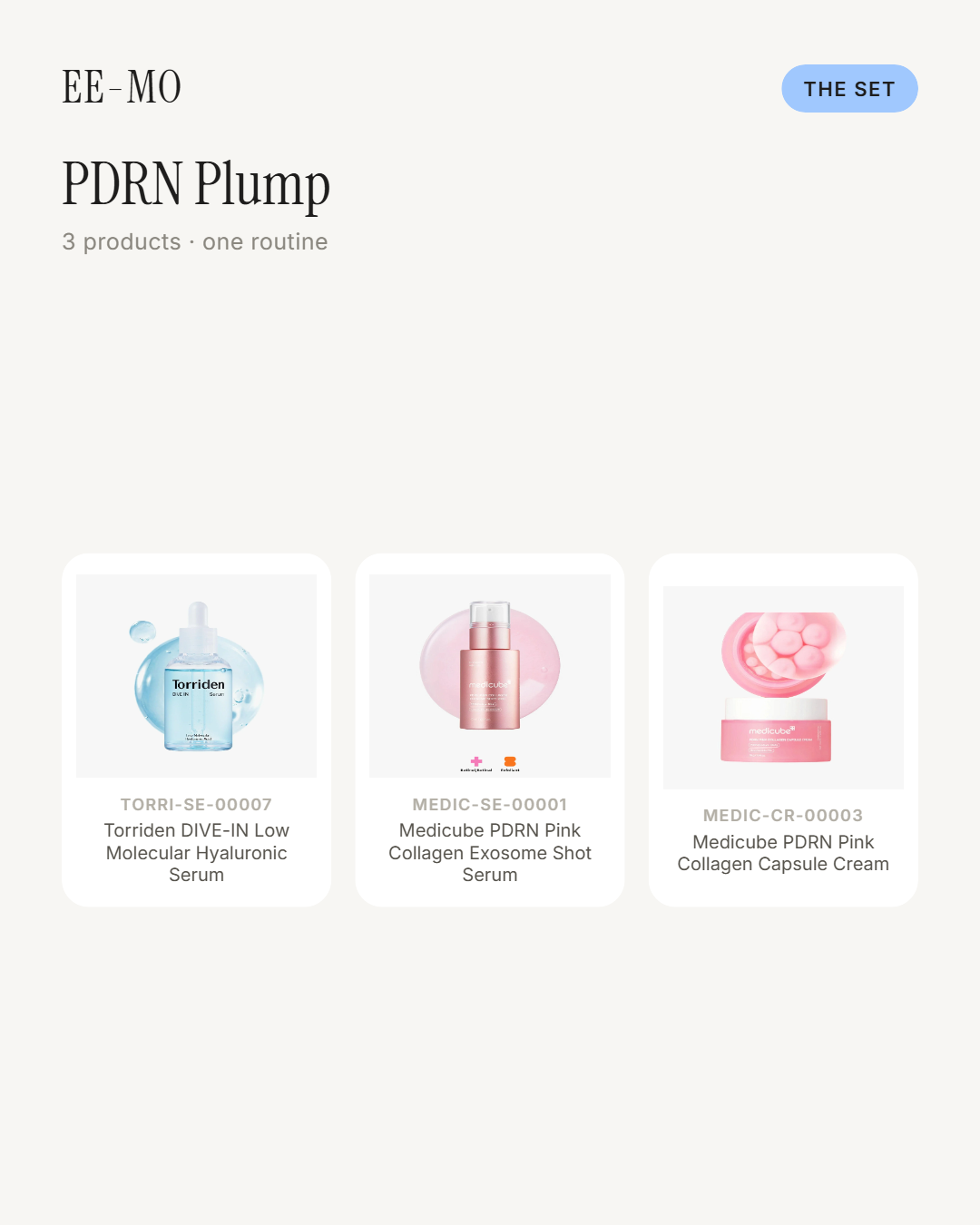 PDRN Plump set
