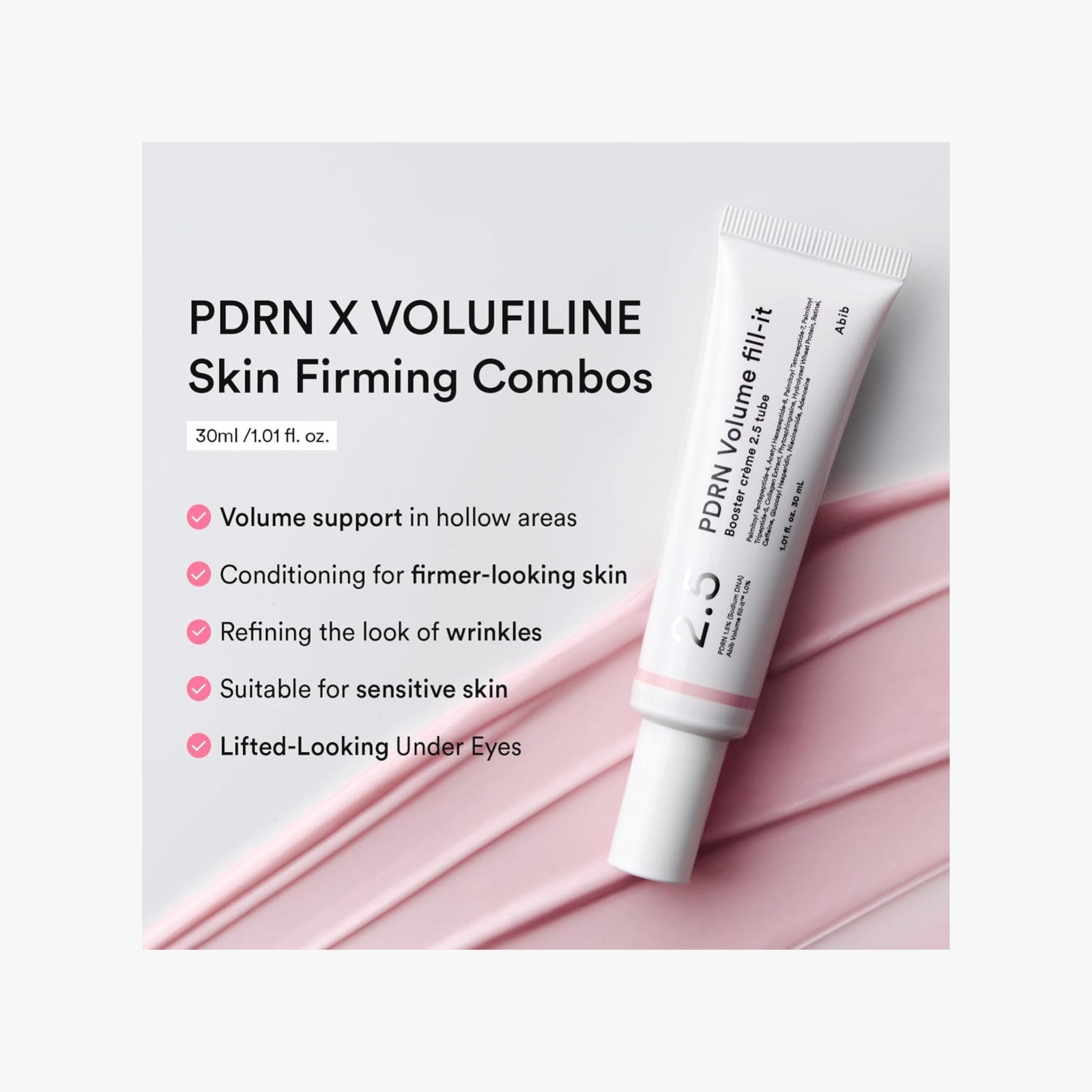 Abib PDRN Volume fill-it Booster Cream 2.5 Tube 30ml