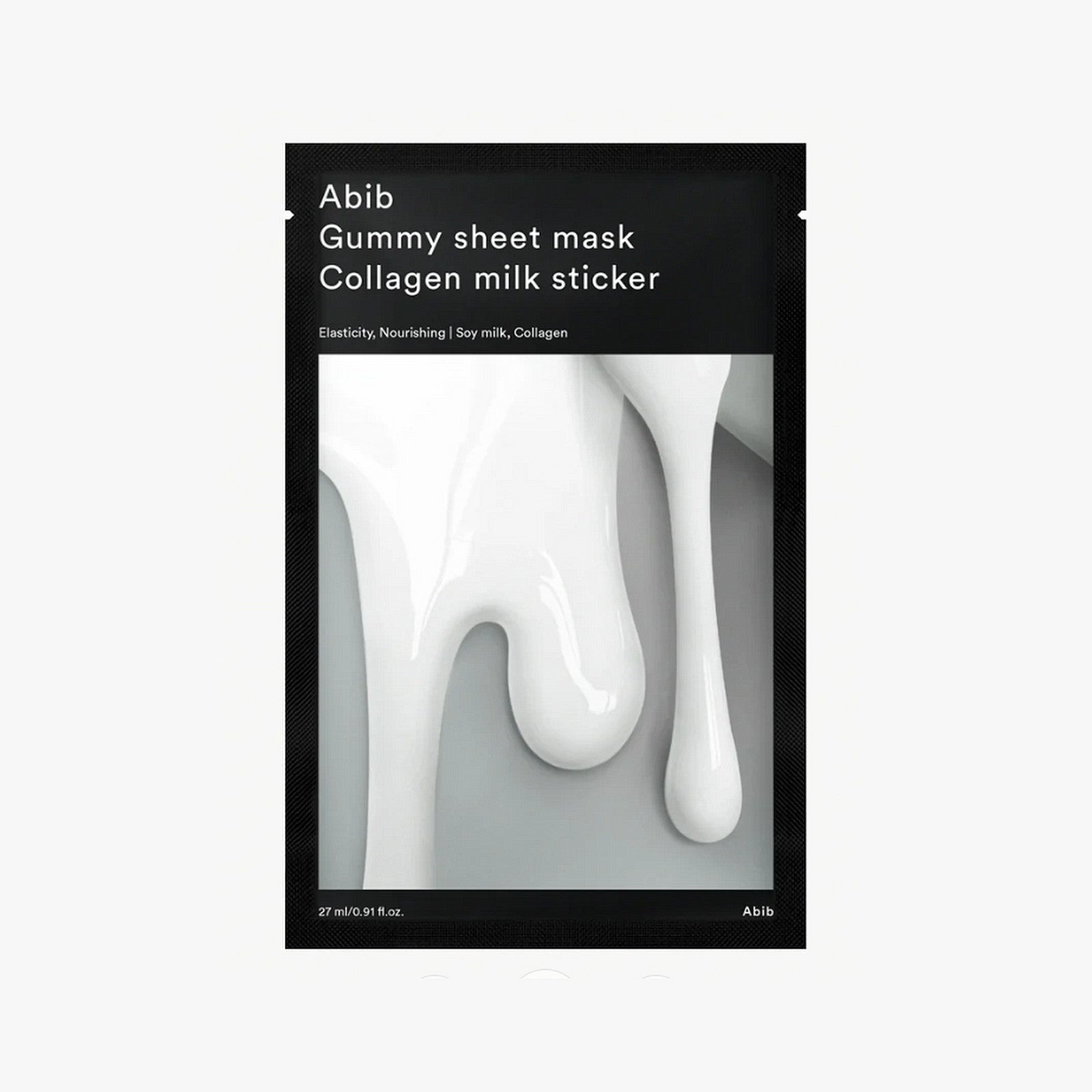Abib Gummy Sheet Mask — Collagen Milk Sticker