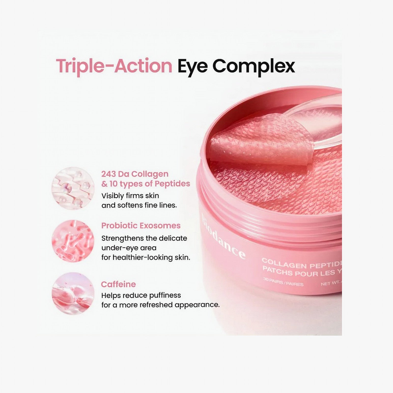 Biodance Collagen Peptide Eye Patches (30 Pairs)