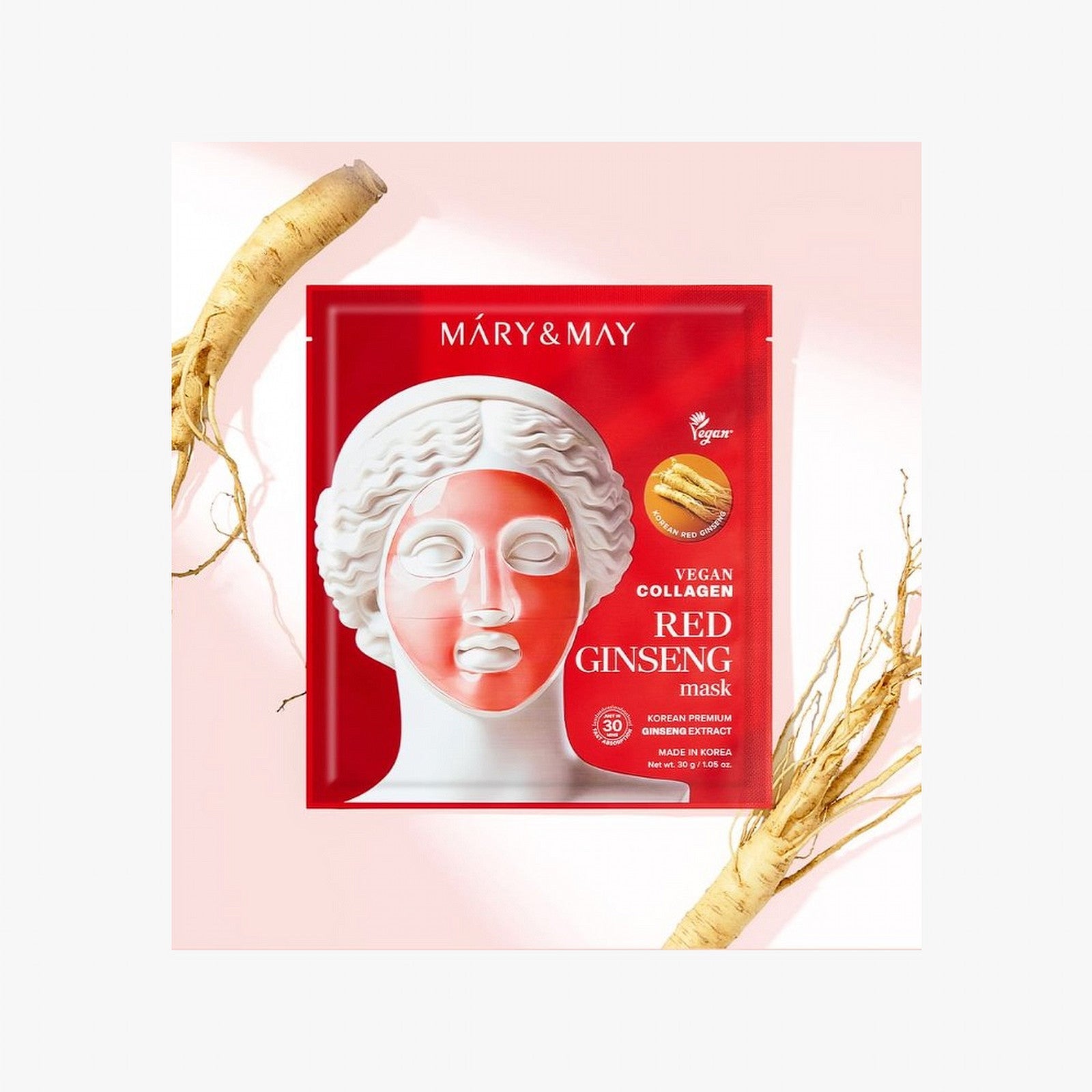 Mary&May Vegan Collagen Red Ginseng Mask