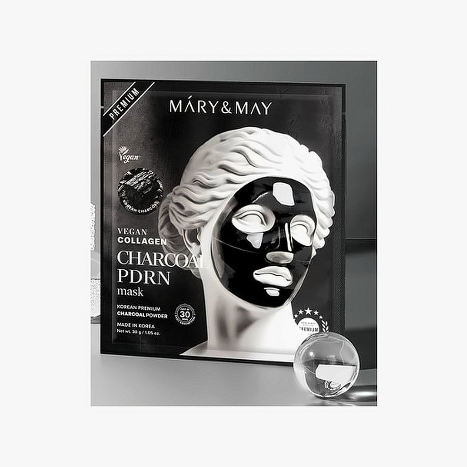 Mary&May Vegan Collagen Charcoal PDRN Mask