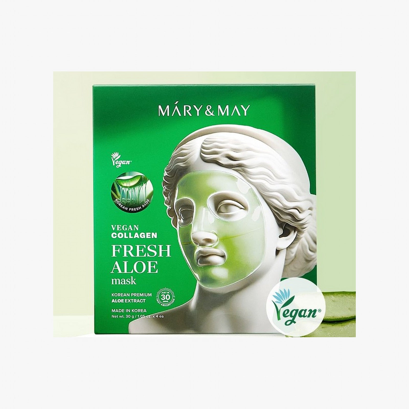 Mary&May Vegan Collagen Fresh Aloe Mask