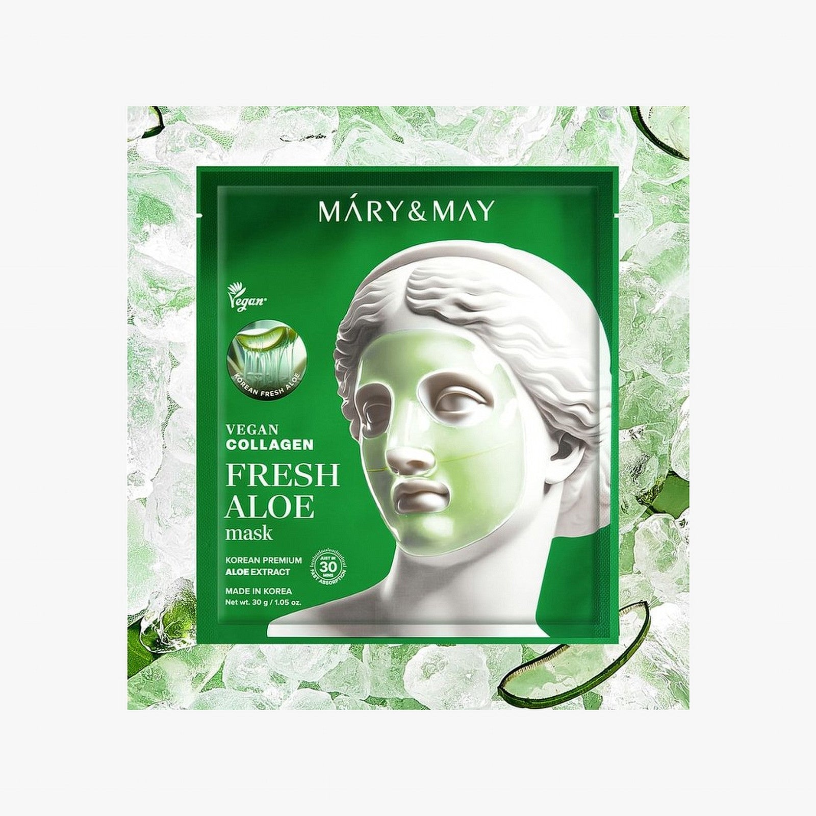 Mary&May Vegan Collagen Fresh Aloe Mask