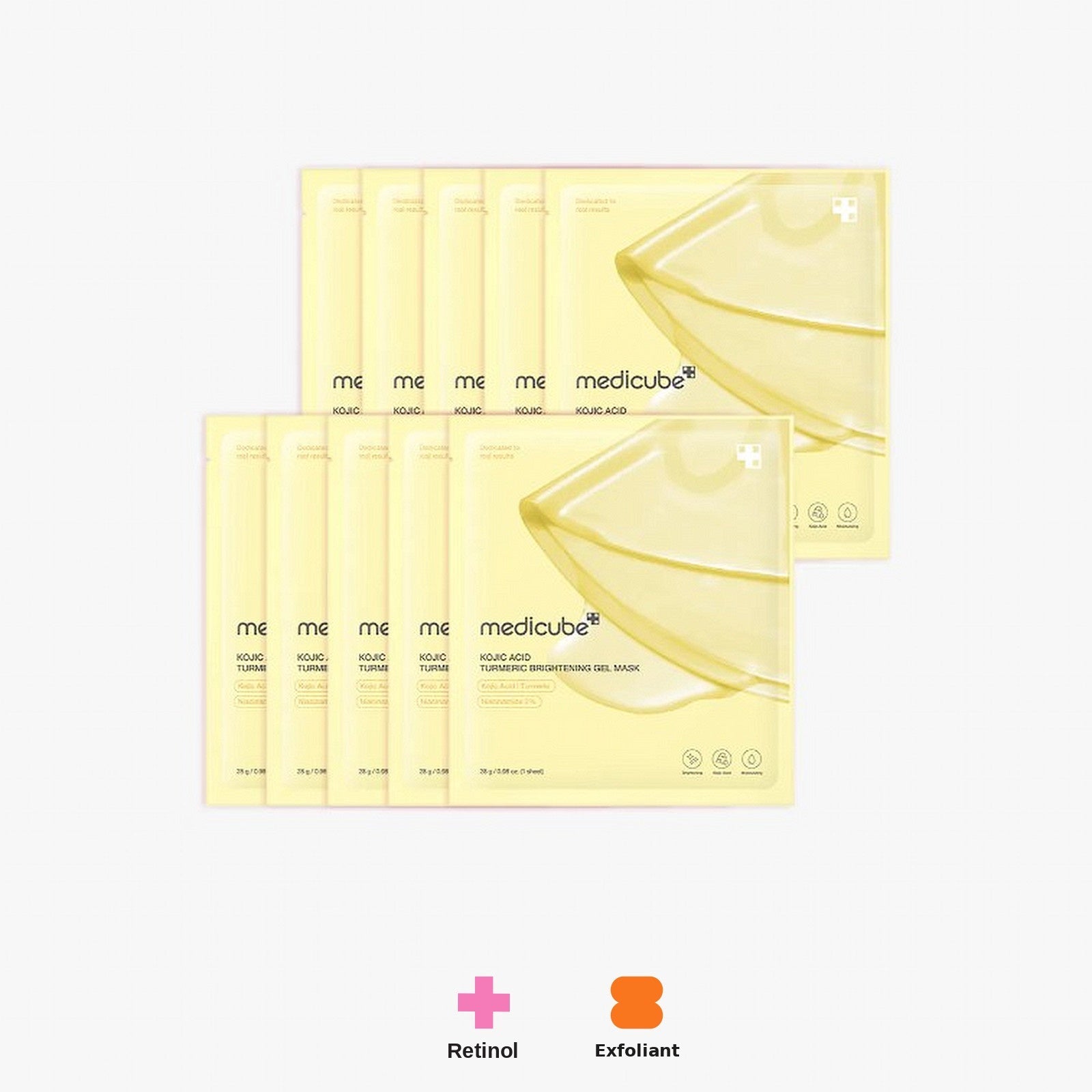 Medicube Kojic Acid Turmeric Gold Jelly Gel Mask (28g)