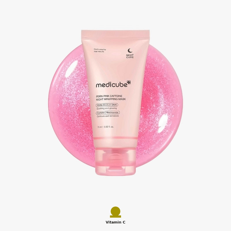Medicube PDRN Pink Caffeine Night Wrapping Mask 75ml