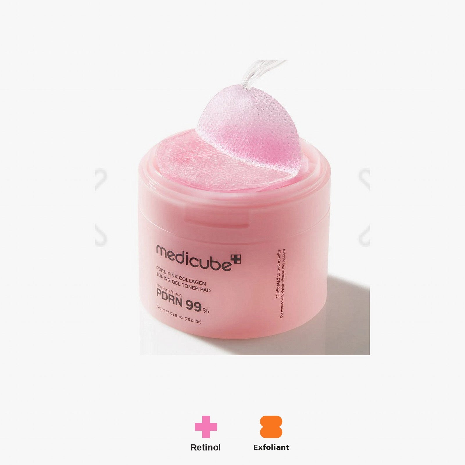 Medicube PDRN Pink Collagen Toning Gel Pads (70 Pads)