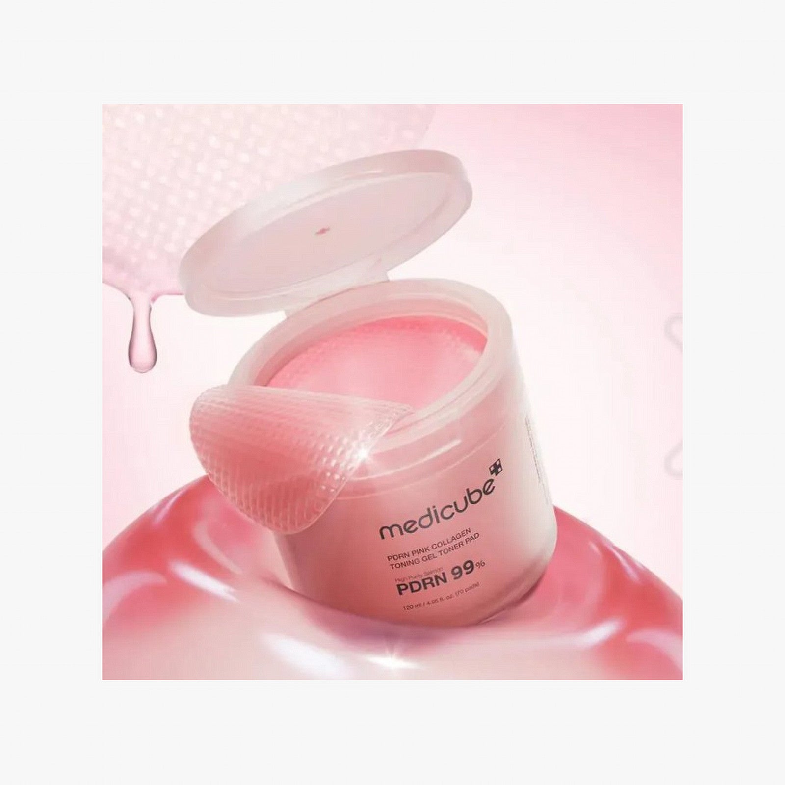 Medicube PDRN Pink Collagen Toning Gel Pads (70 Pads)