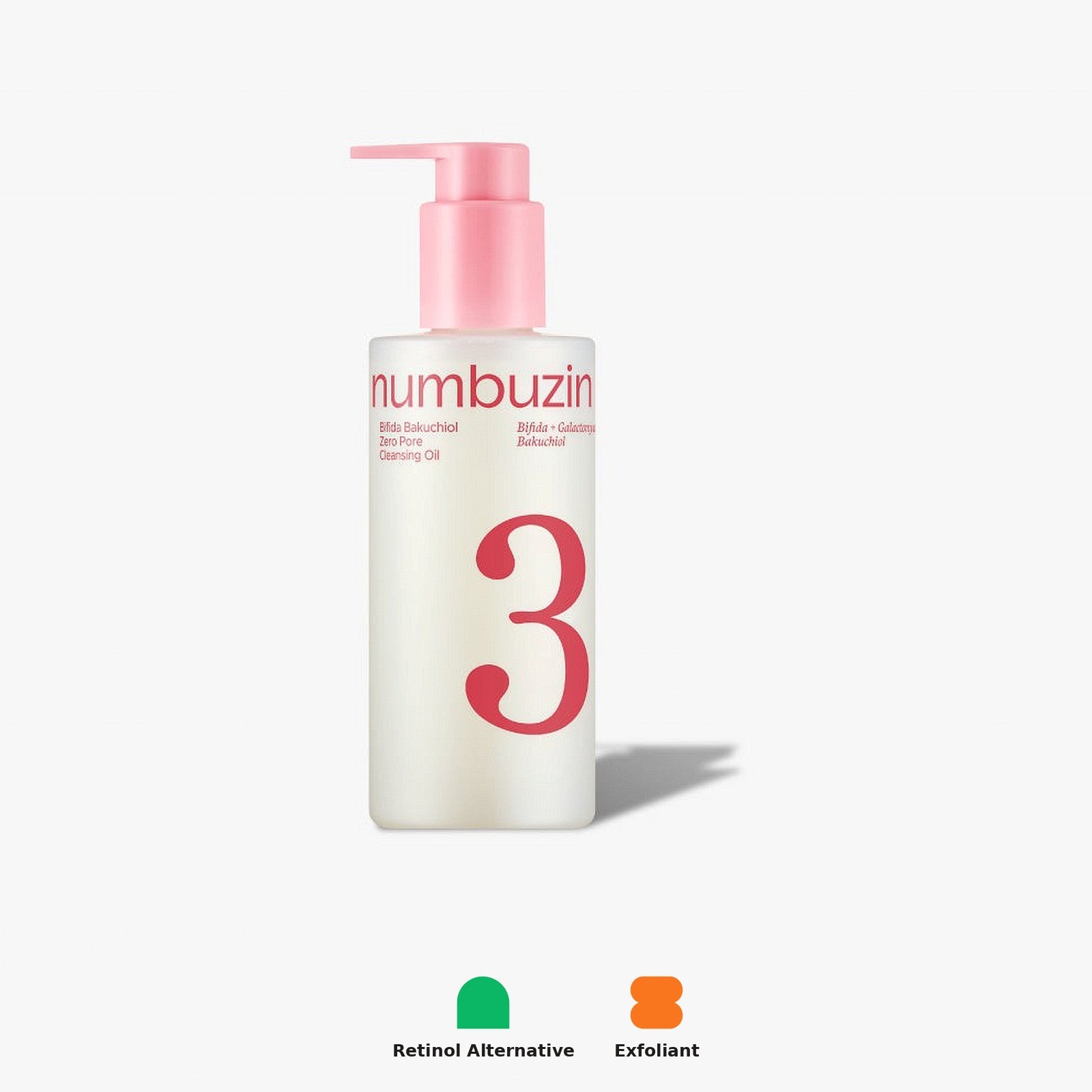 numbuzin No.3 Bifida Bakuchiol Zero Pore Cleansing Oil 200ml
