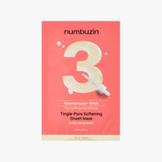 numbuzin No. 3 Tingle-Pore Softening Sheet Mask
