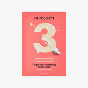 numbuzin No. 3 Tingle-Pore Softening Sheet Mask