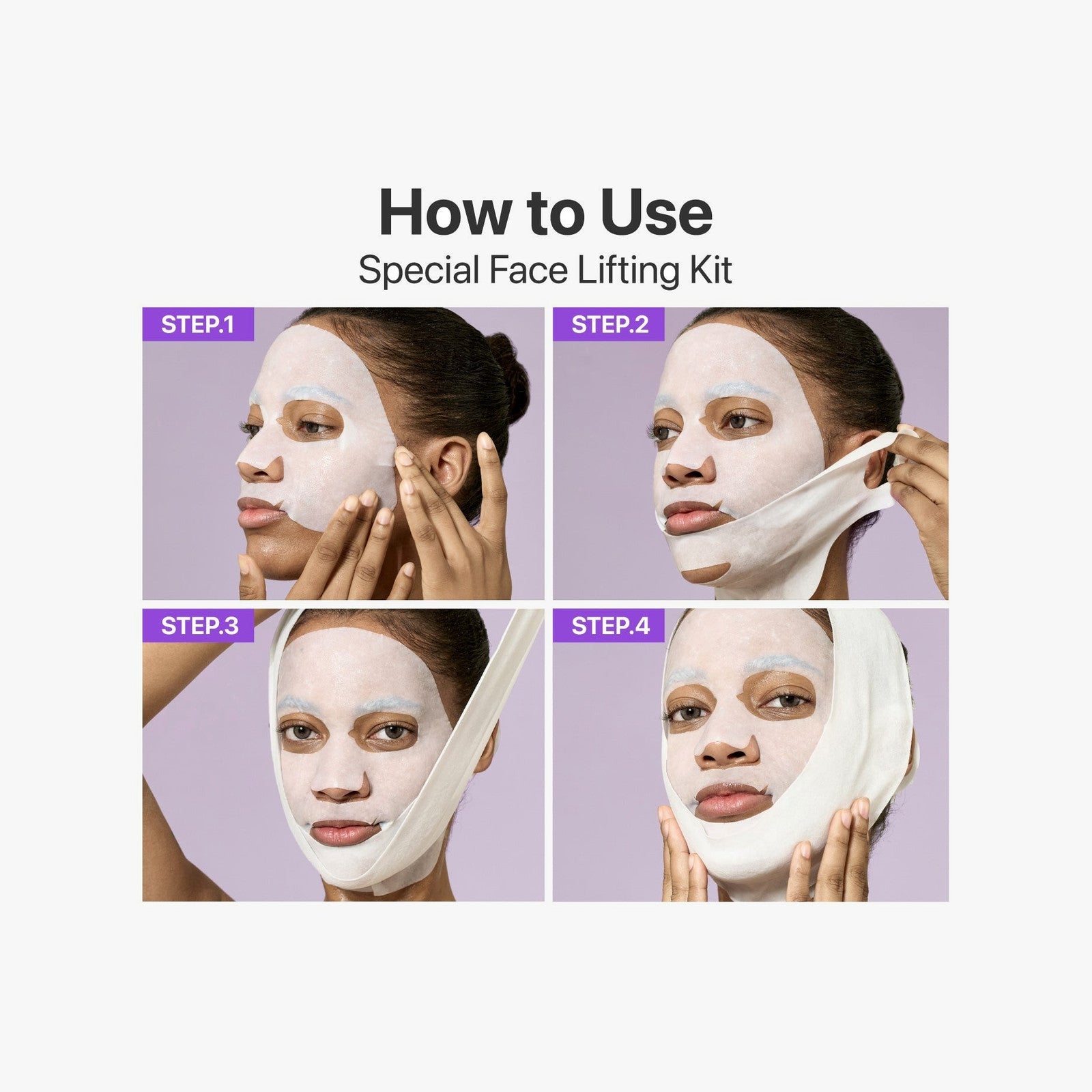numbuzin No.9 NAD+ BIO Lifting-sil Full Face Mask (4 Sheets + Lifting Band)