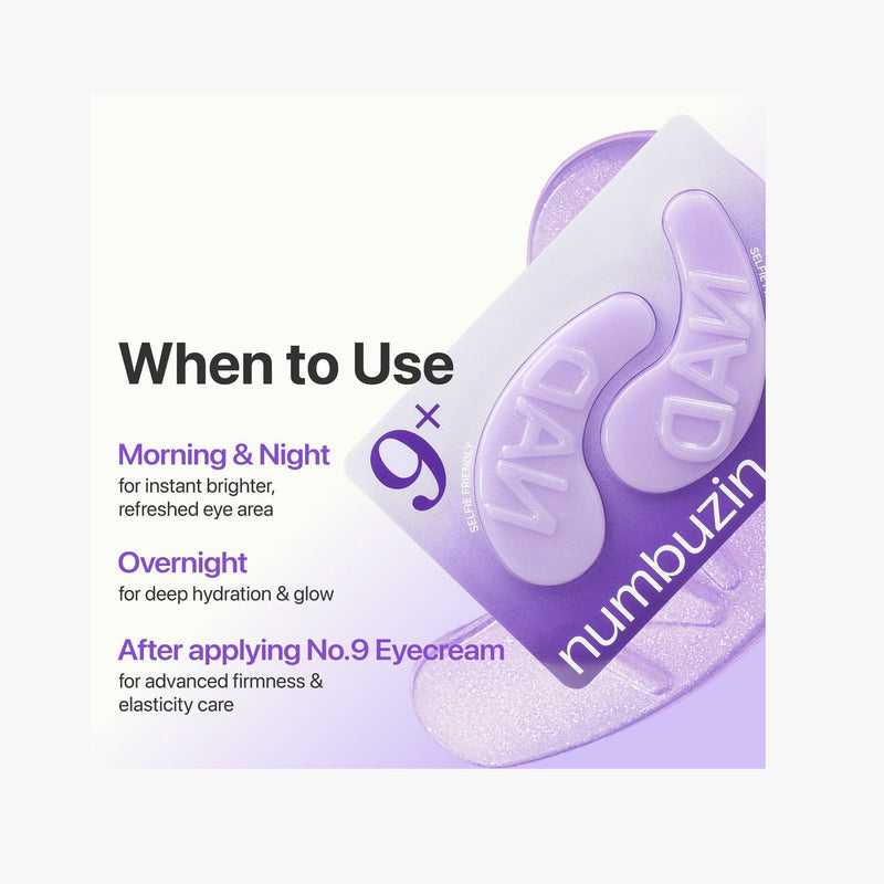 numbuzin No.9 NAD+ Collagen Under Eye Patches (5 Pairs)