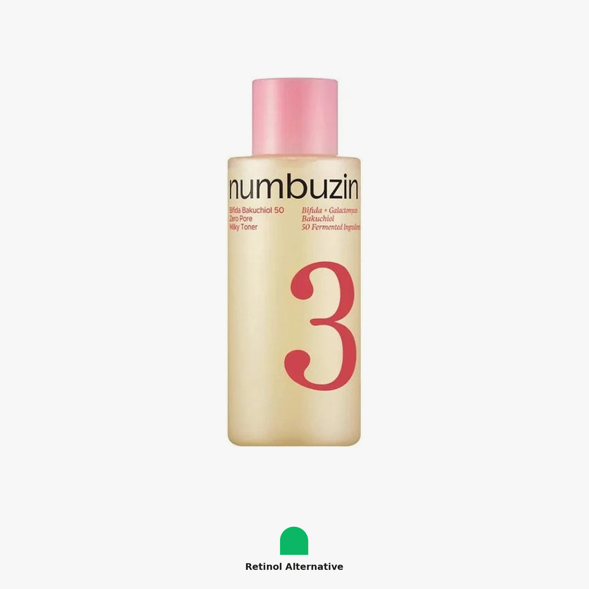 numbuzin No.3 Bifida Bakuchiol 50 Zero Pore Milky Toner 200ml