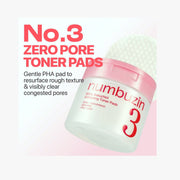 numbuzin No.3 Bifida Bakuchiol Exfoliating Toner Pads — 70 Pads