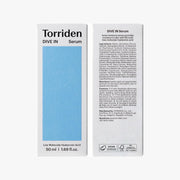 Torriden DIVE-IN Low Molecular Hyaluronic Acid Serum 50ml