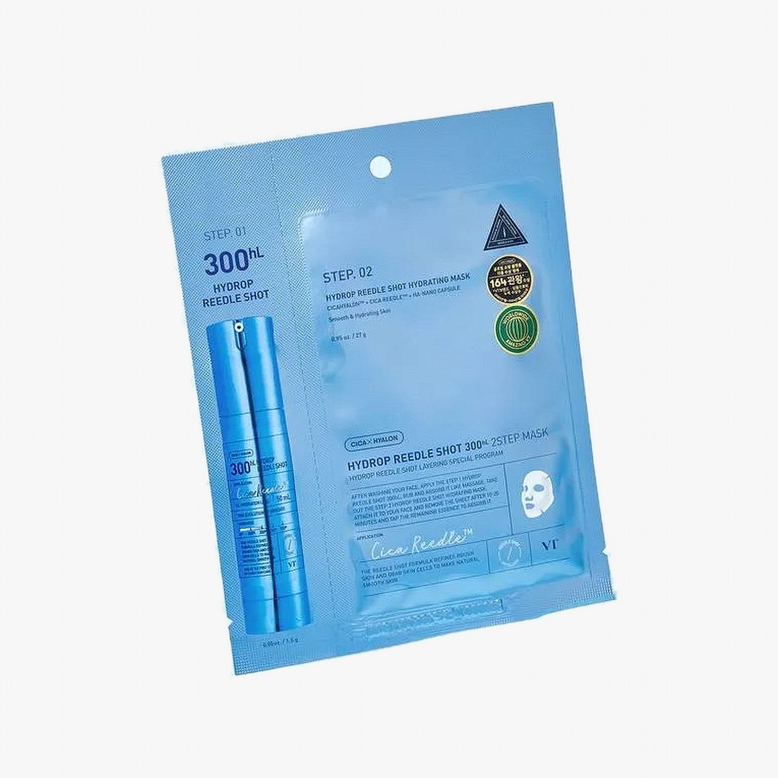 VT Cosmetics Hydrop Reedle Shot™ 300hL 2-Step Mask