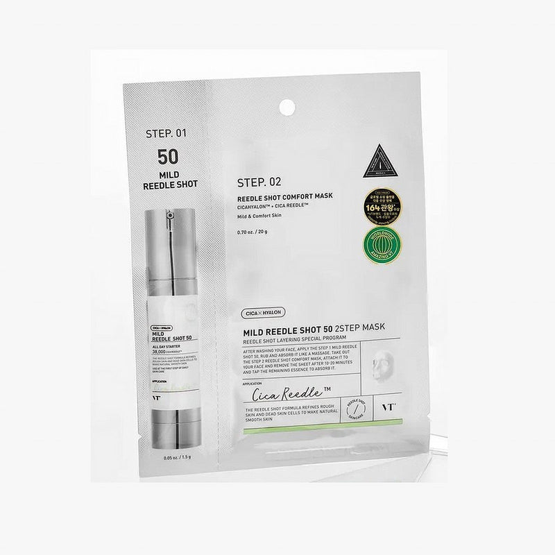 VT Cosmetics Mild Reedle Shot 50 2-Step Mask