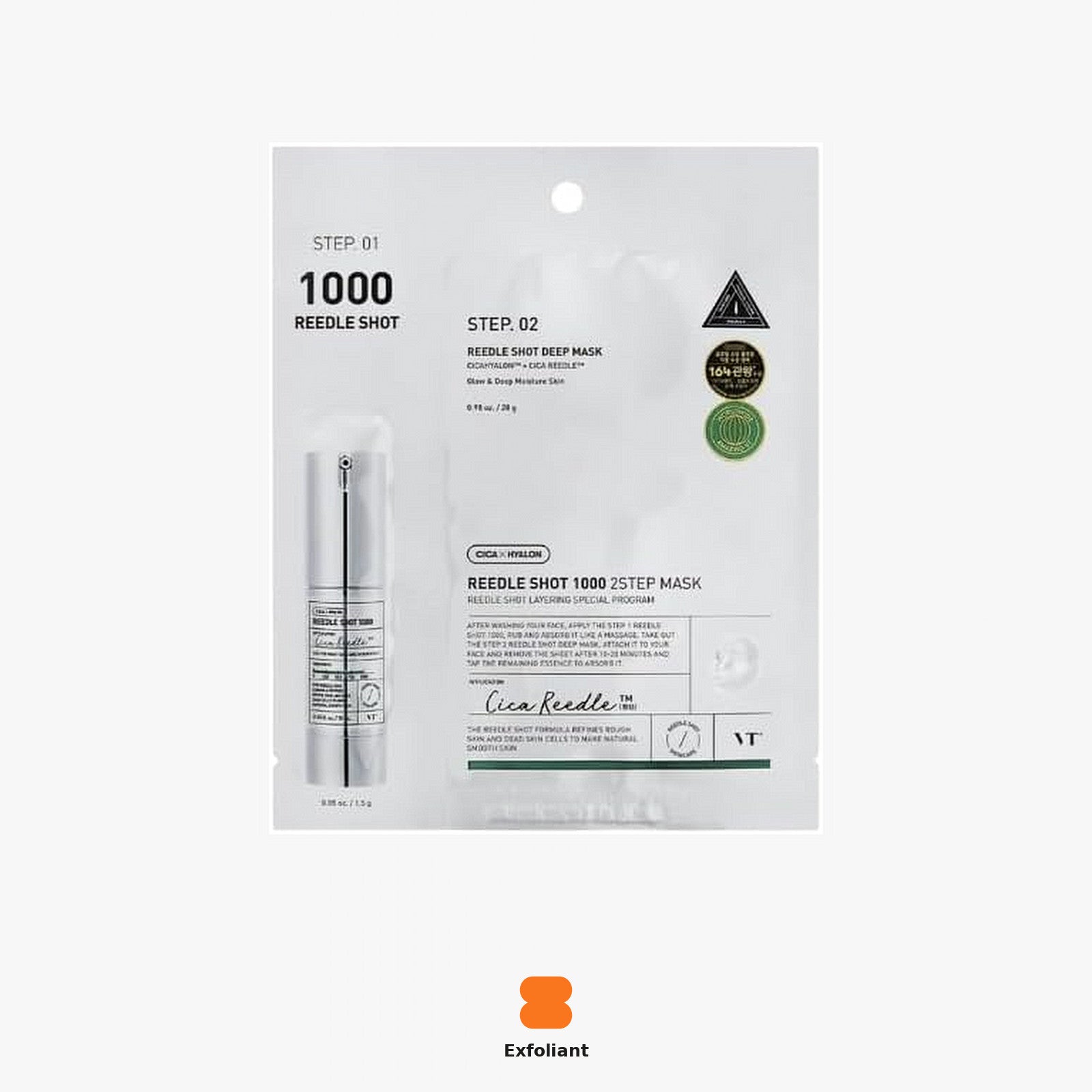 VT Cosmetics Reedle Shot 1000 2-Step Mask