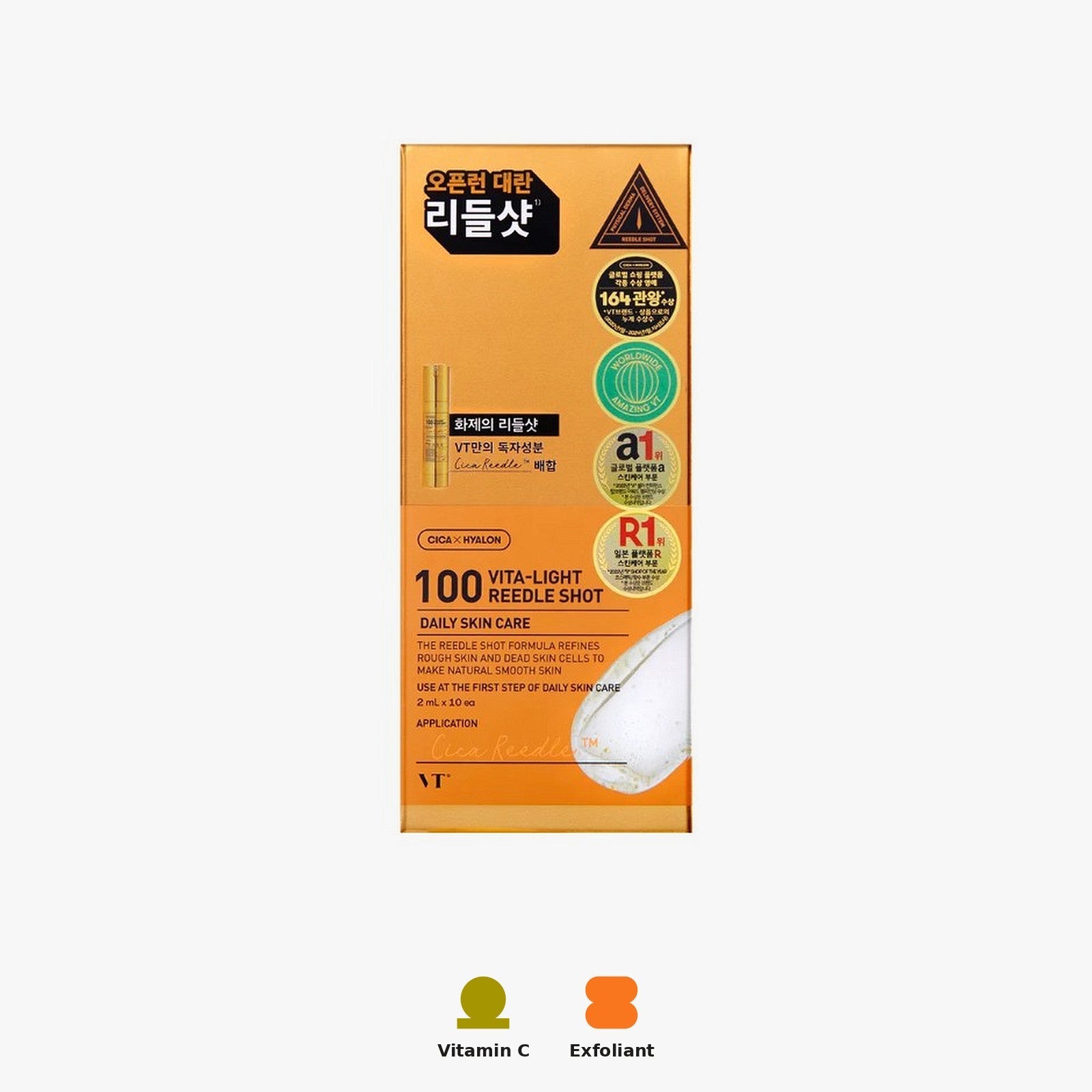 VT Cosmetics Vita-Light Reedle Shot 100 Serum (10-Pack)