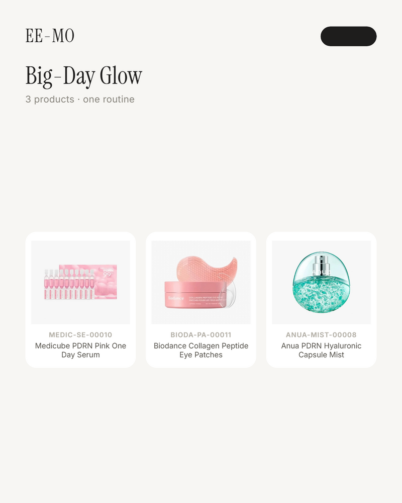 Big-Day Glow set