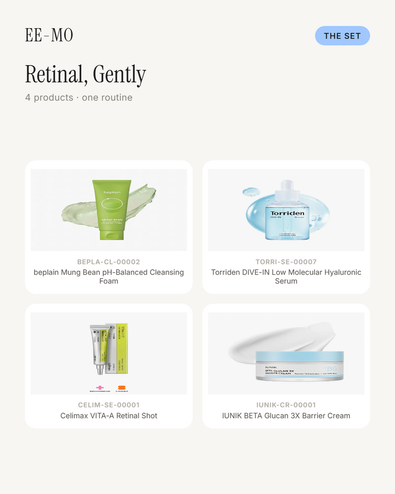 Retinal, Gently set